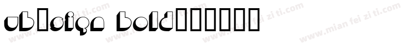 UB-Sign Bold字体转换